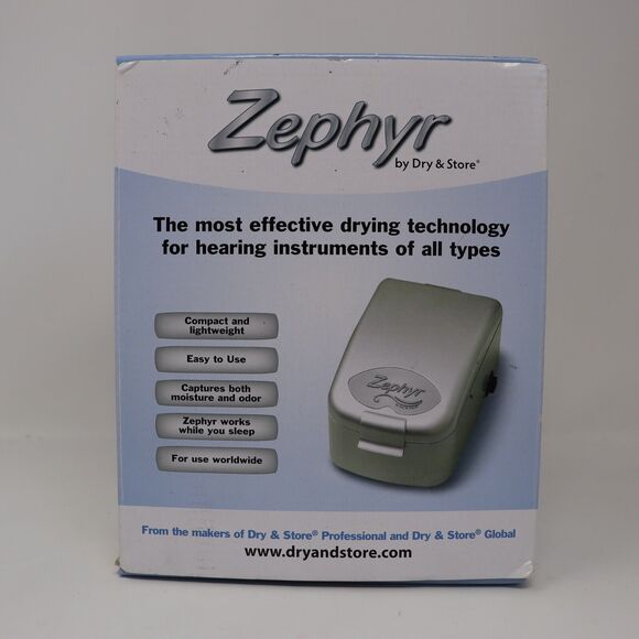 Zephyr By Dry & Store Hearing Aid Dryer Cochlear Ear Monitors. - Picture 1 of 3